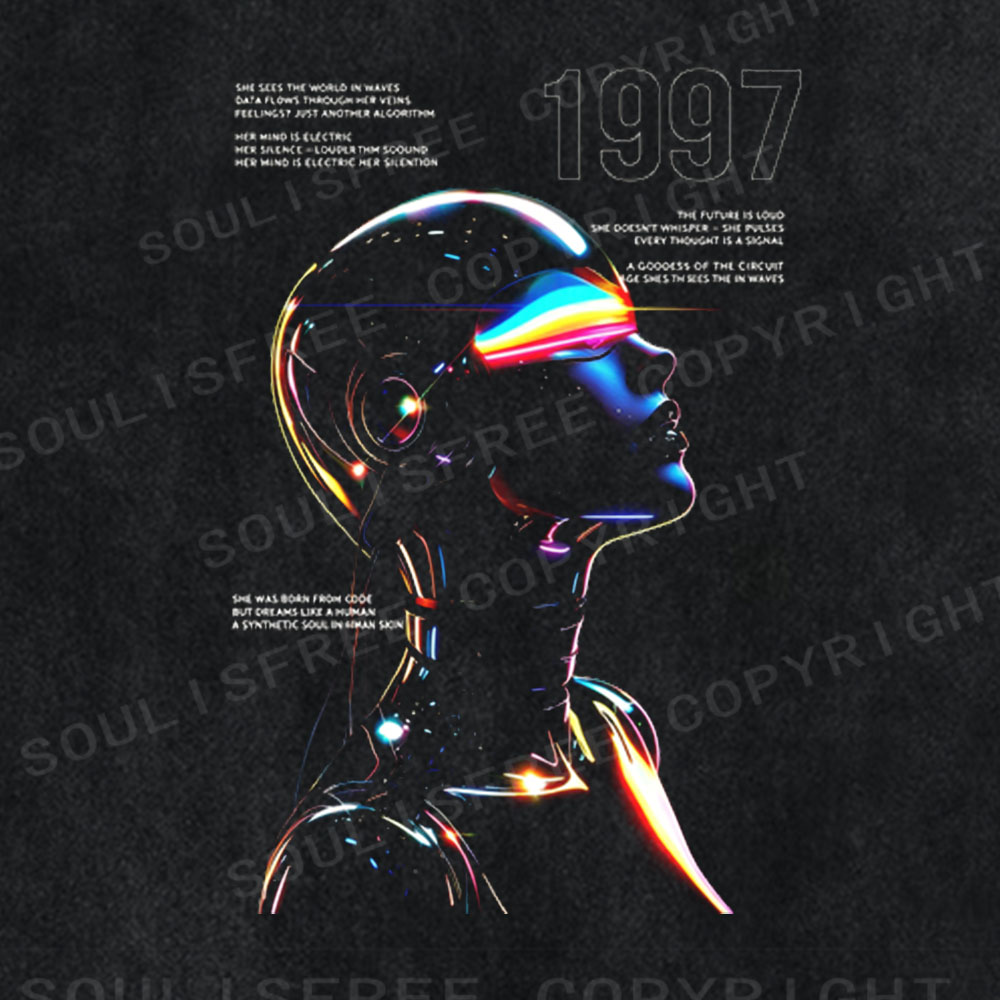 Soulisfree 1997 Cyber Goddess Washed Tee