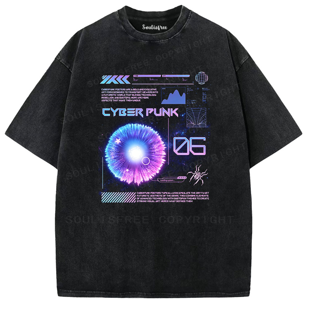 Designed Soulisfree  Washed Tee（水洗T模板） | Soulisfree