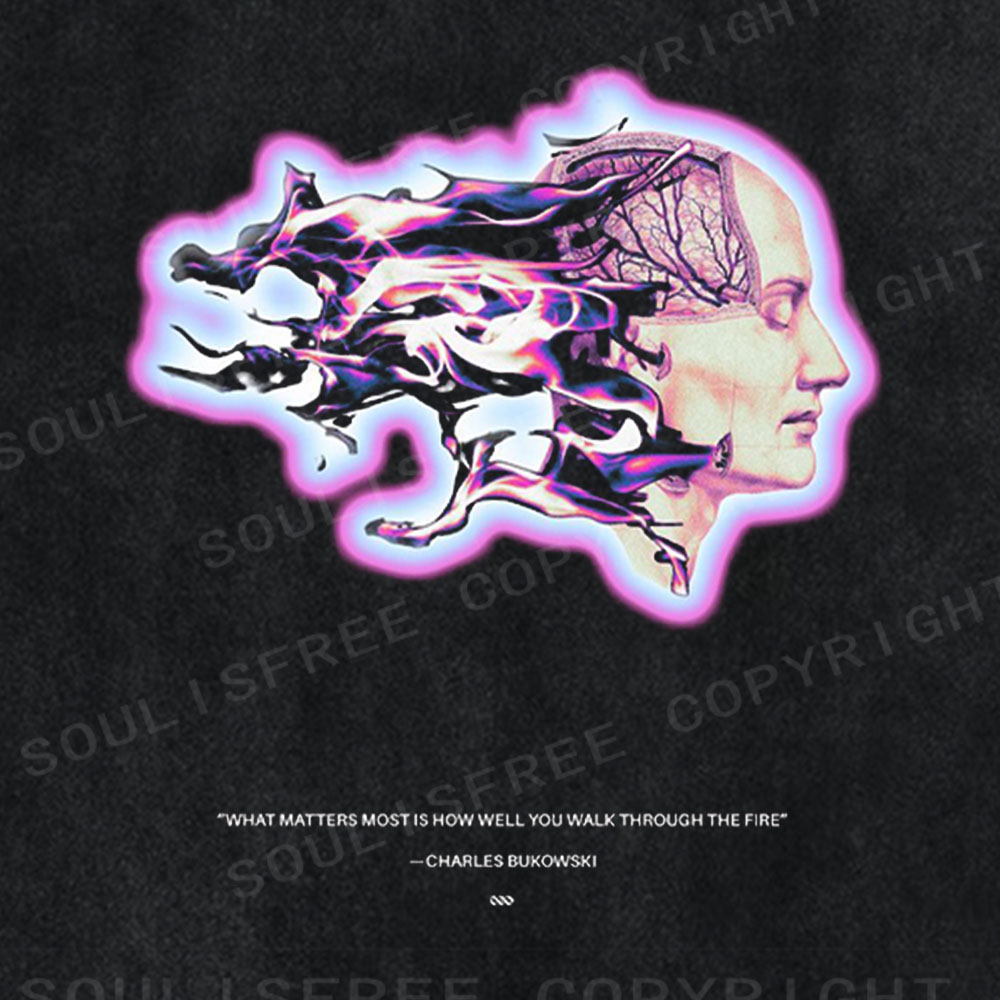 Soulisfree Walk Through The Fire Washed Tee