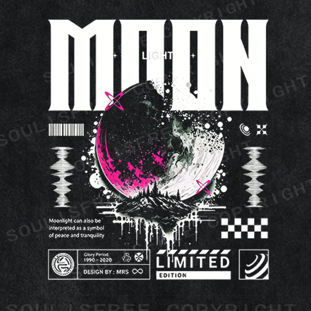 Soulisfree Limited Edition Moon Washed Tee