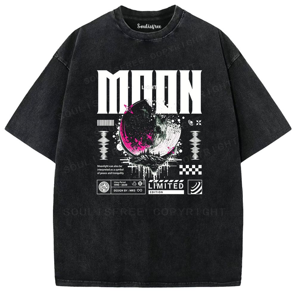 Soulisfree Limited Edition Moon Washed Tee