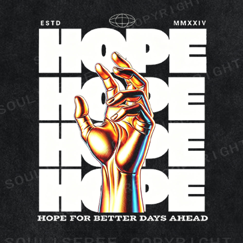 Soulisfree Hope For Better Days Washed Tee