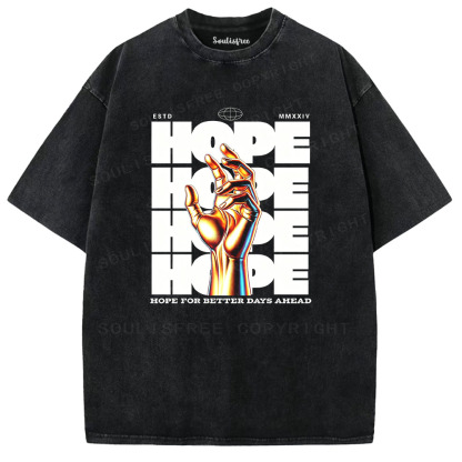 Soulisfree Hope For Better Days Washed Tee