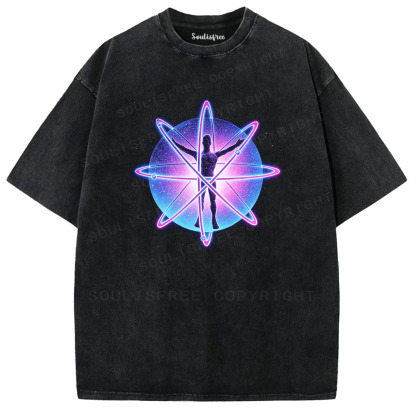 Soulisfree Cyberpunk Orbit Vintage Washed Tee