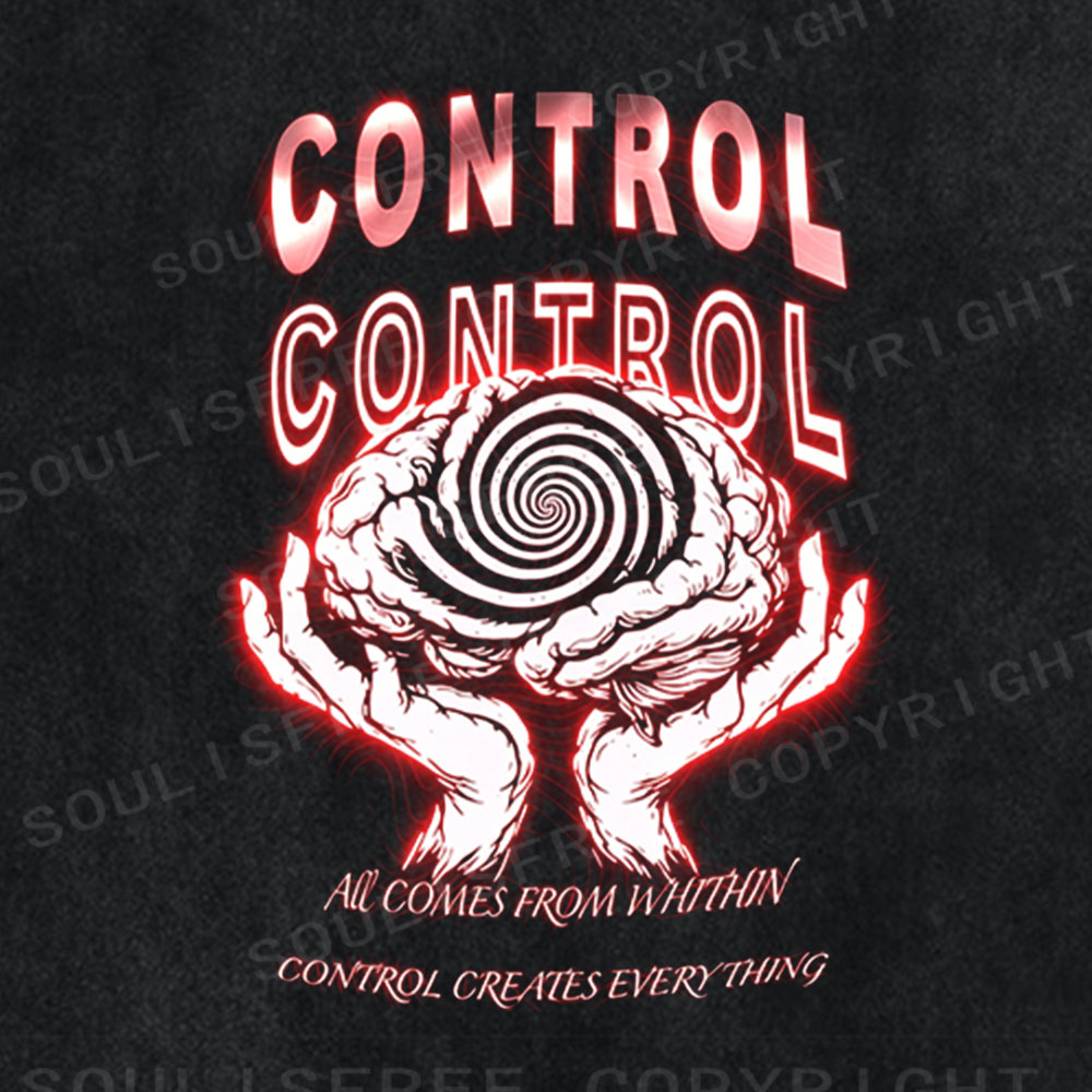 Soulisfree Hypnotic Void Washed Tee