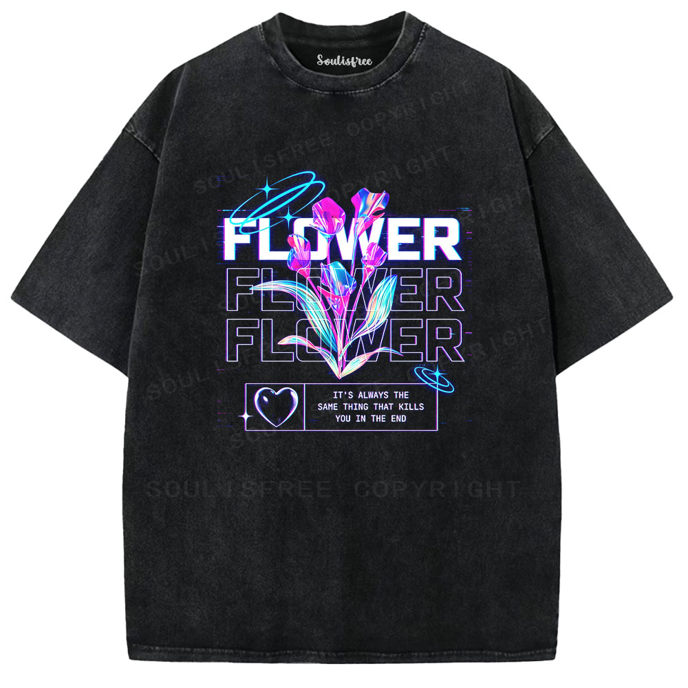 Soulisfree The Thing That Kills You Washed Tee