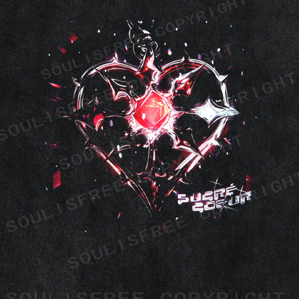 Soulisfree Broken Heart System Error Washed Tee
