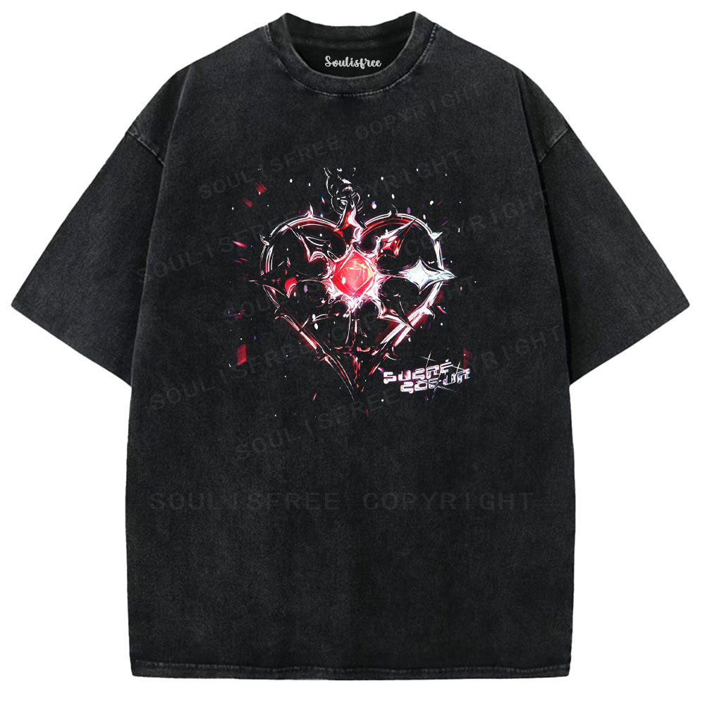 Designed Soulisfree  Washed Tee（水洗T模板） | Soulisfree