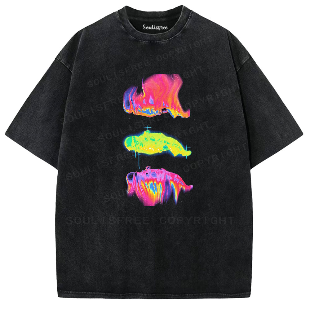 Designed Soulisfree  Washed Tee（水洗T模板） | Soulisfree
