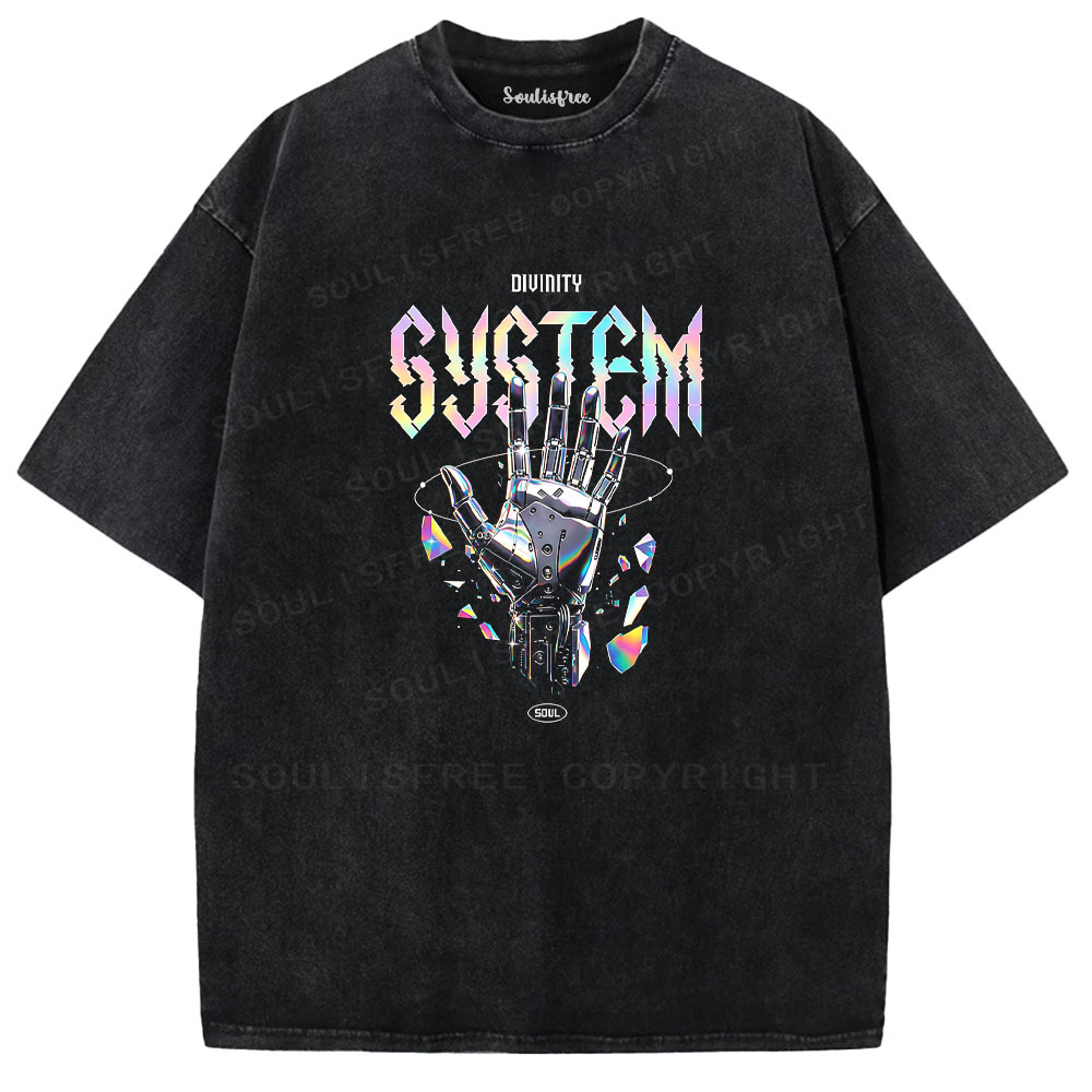 Designed Soulisfree  Washed Tee（水洗T模板） | Soulisfree