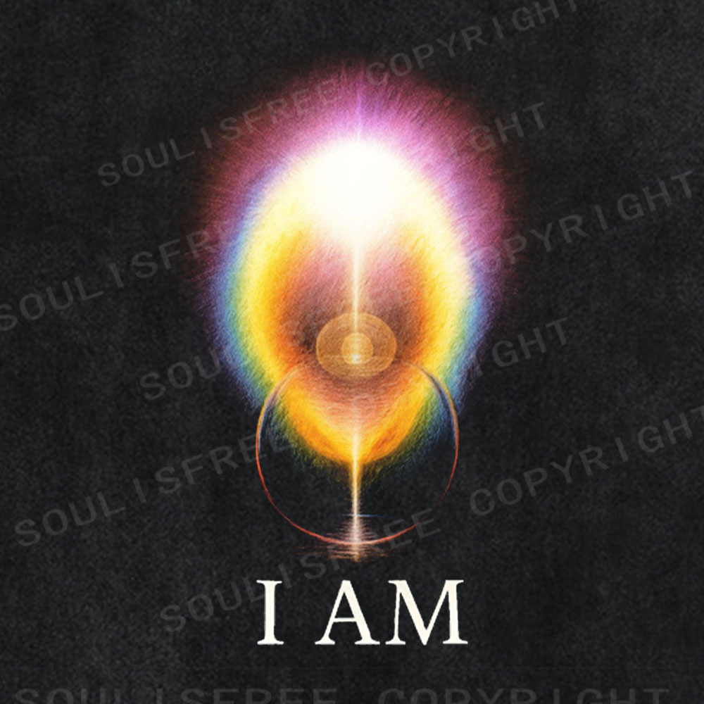 Soulisfree I AM Existential Glow Washed Tee