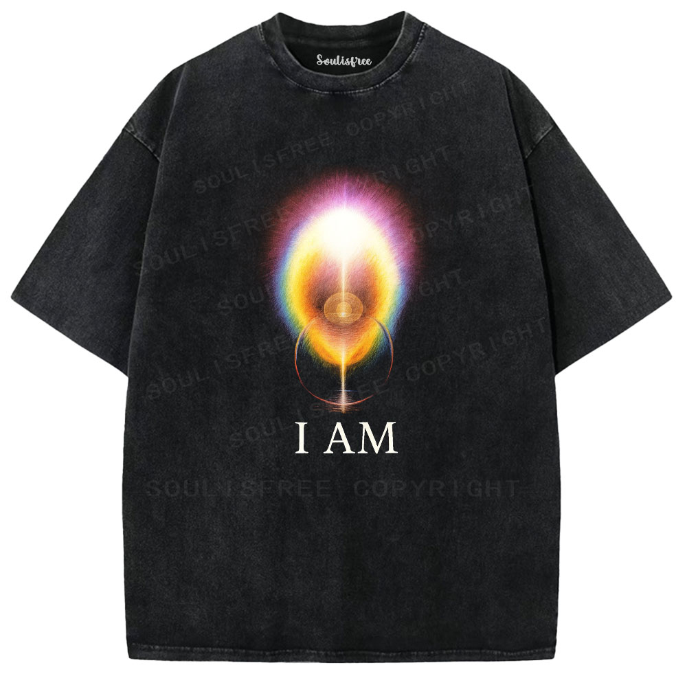 Soulisfree I AM Existential Glow Washed Tee
