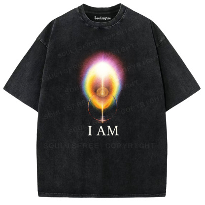 Soulisfree I AM Existential Glow Washed Tee