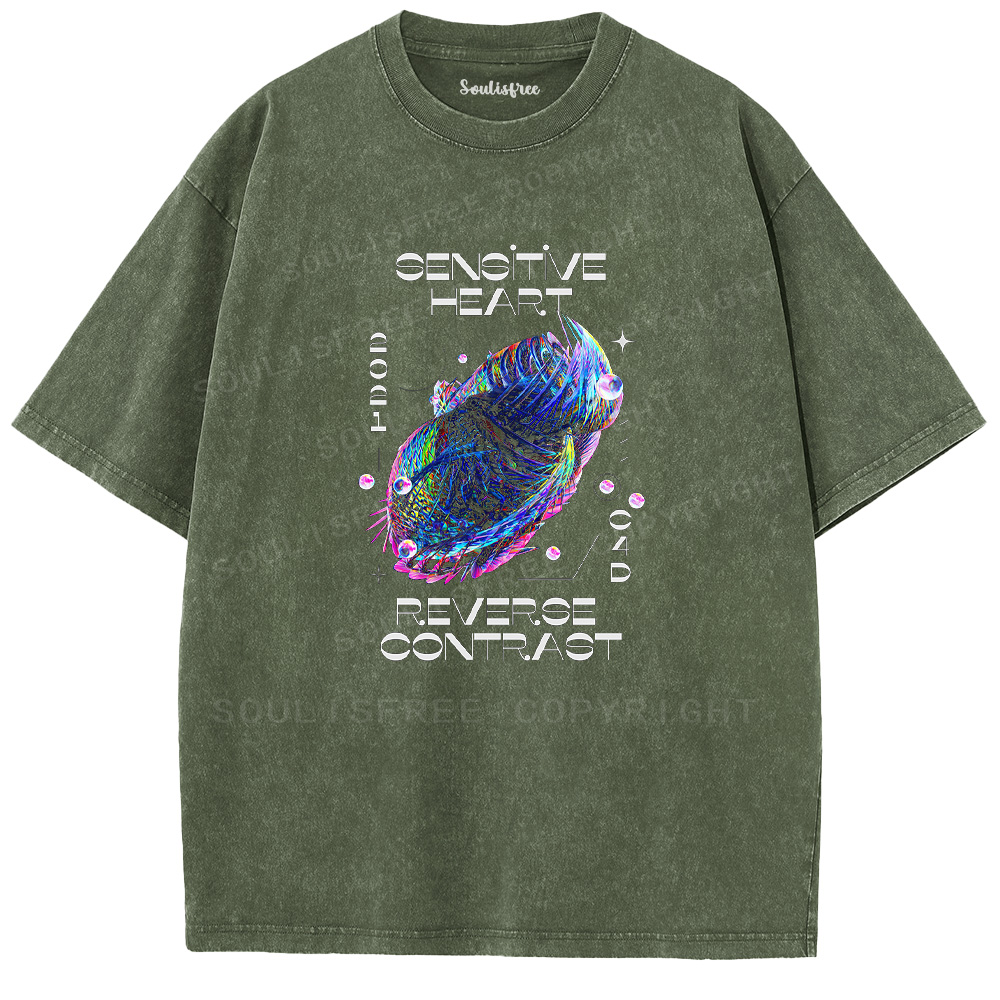 Soulisfree Acid Aesthetic  Washed Tee