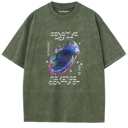 Soulisfree Acid Aesthetic  Washed Tee