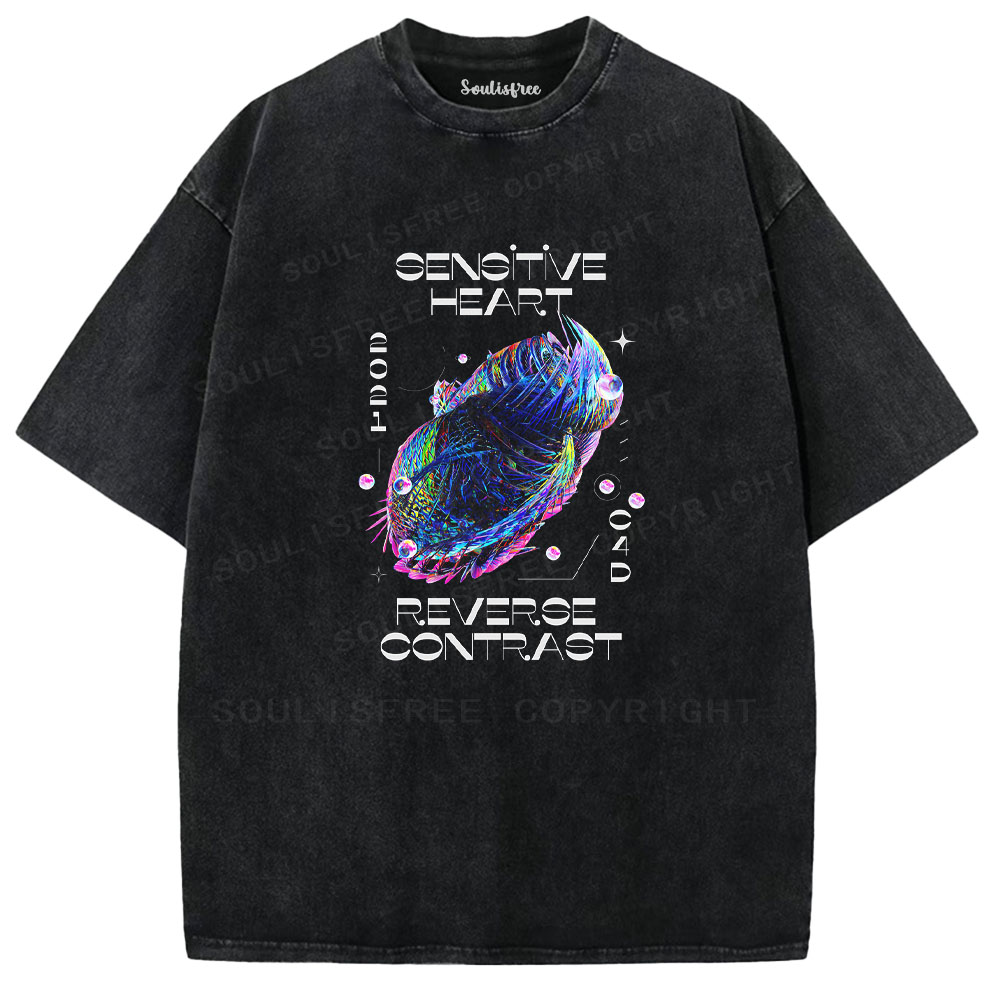 Soulisfree Acid Aesthetic  Washed Tee