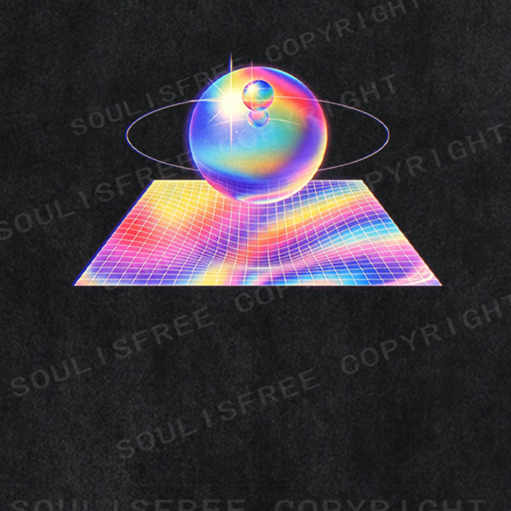 Soulisfree Cyberspace Odyssey Graphic Washed Tee