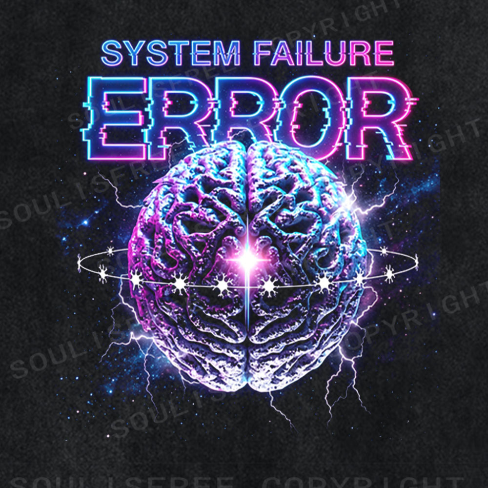 Soulisfree System Failure Brain Washed Tee
