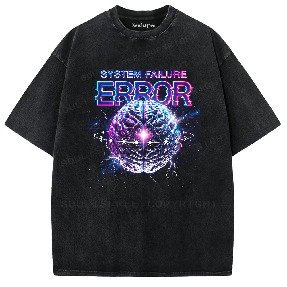 Soulisfree System Failure Brain Washed Tee
