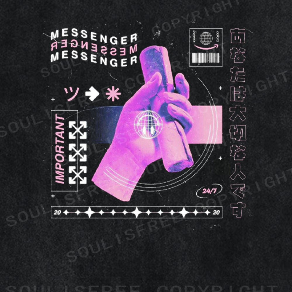 Soulisfree Future Tech Hand Washed Tee