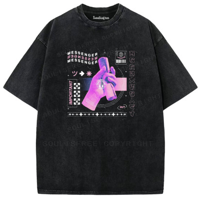 Soulisfree Future Tech Hand Washed Tee