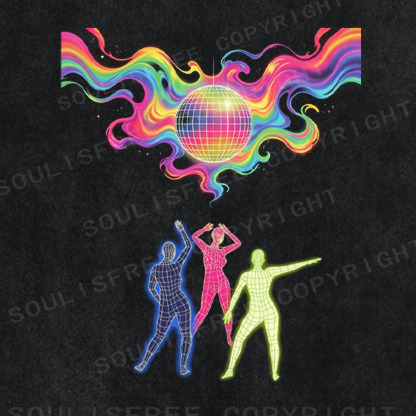 Soulisfree Retro Disco Party Washed Tee