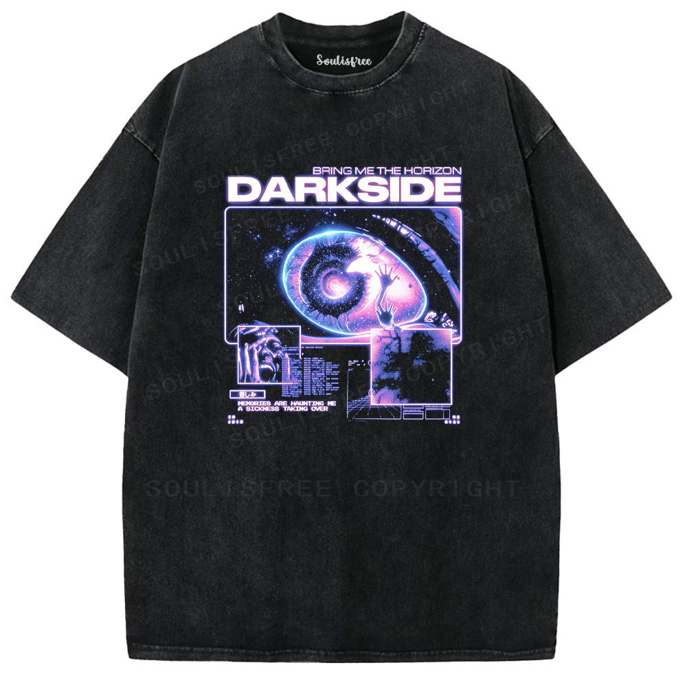 Soulisfree Darkside Cosmic Nightmare Washed Tee