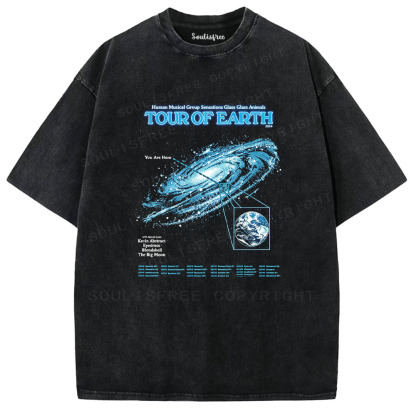 Soulisfree Glass Animals Space Washed Tee