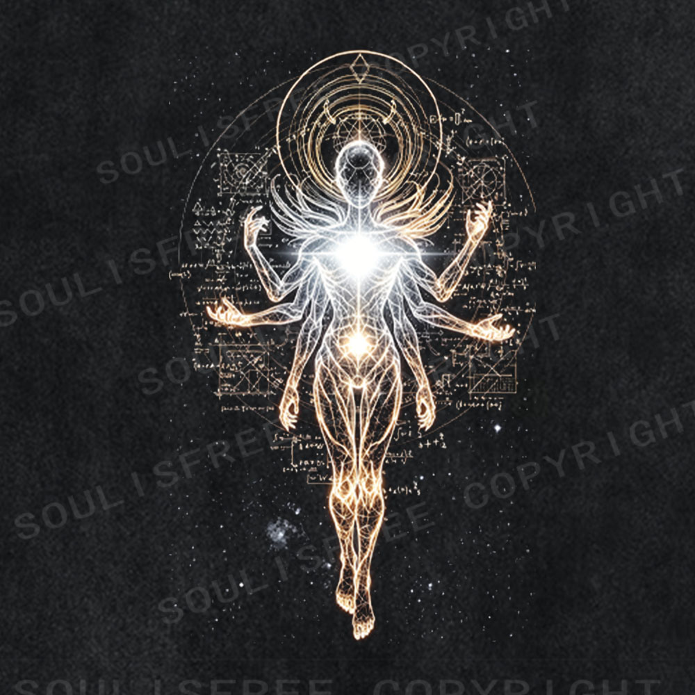 Soulisfree Cosmic Chakra Activation Washed Tee