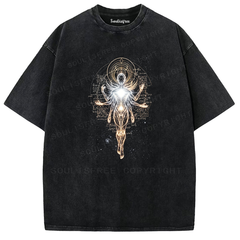 Soulisfree Cosmic Chakra Activation Washed Tee