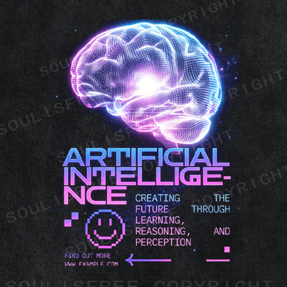 Soulisfree Artificial Intelligence Future Washed Tee