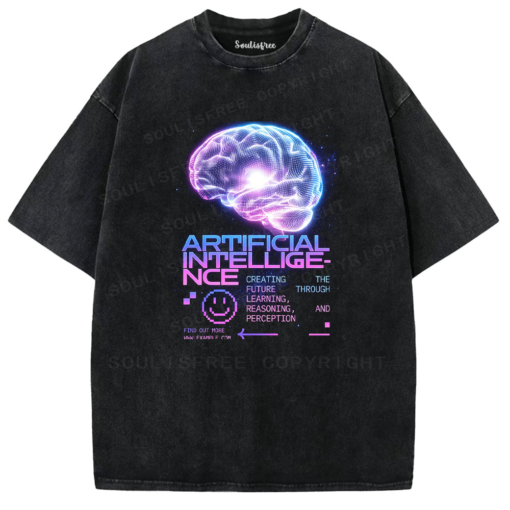 Soulisfree Artificial Intelligence Future Washed Tee