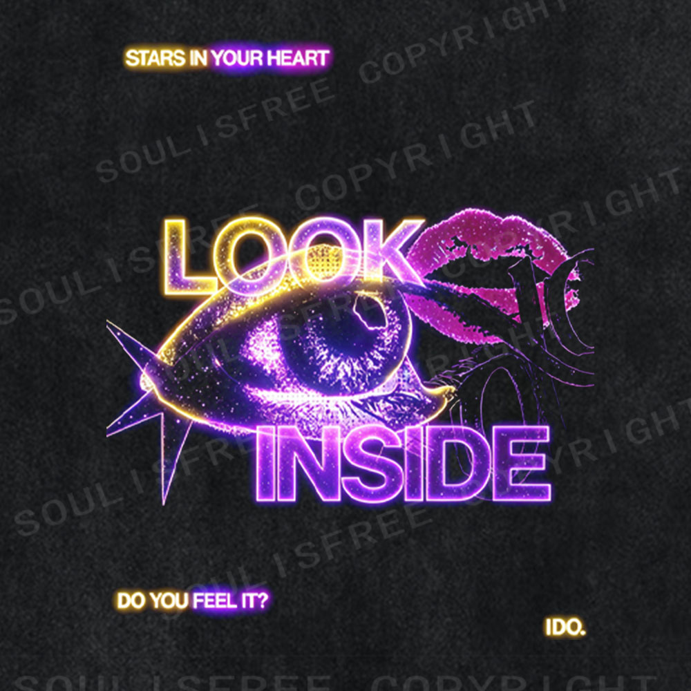 Soulisfree Cosmic Eye Inner Vision Washed Tee