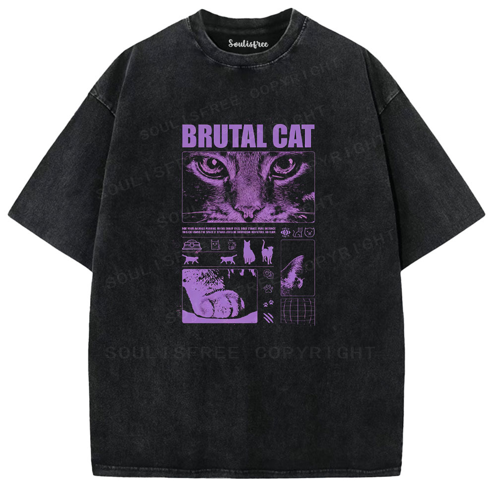 Designed Soulisfree  Washed Tee（水洗T模板） | Soulisfree