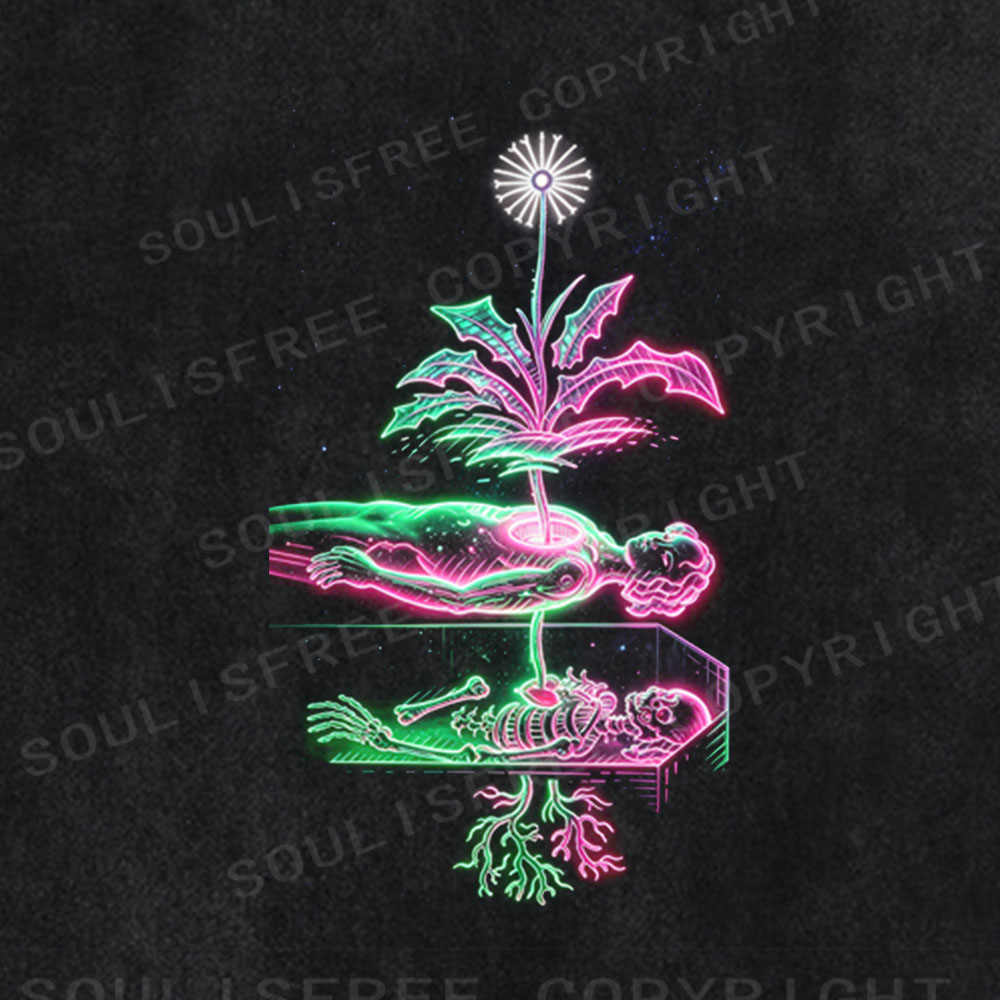 Soulisfree Surreal Nature Washed Tee