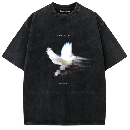Soulisfree Digital Peace Graphic Washed Tee