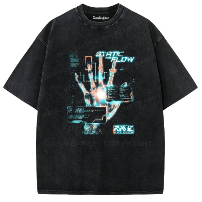 Soulisfree Static Flow 2025 Graphic Washed Tee