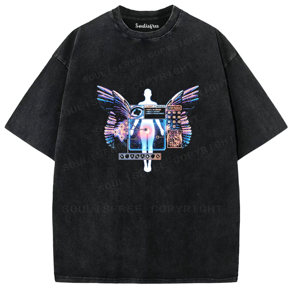 Designed Soulisfree  Washed Tee（水洗T模板） | Soulisfree