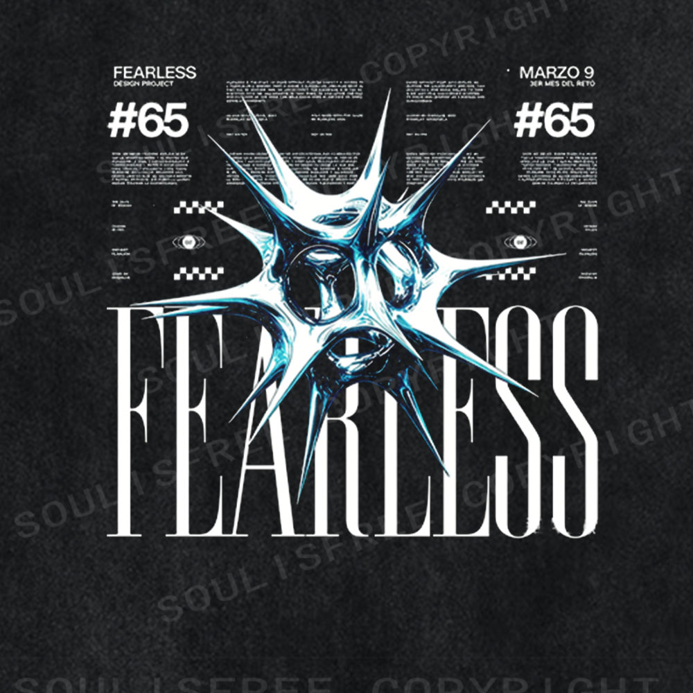 Soulisfree Fearless Design Project Washed Tee