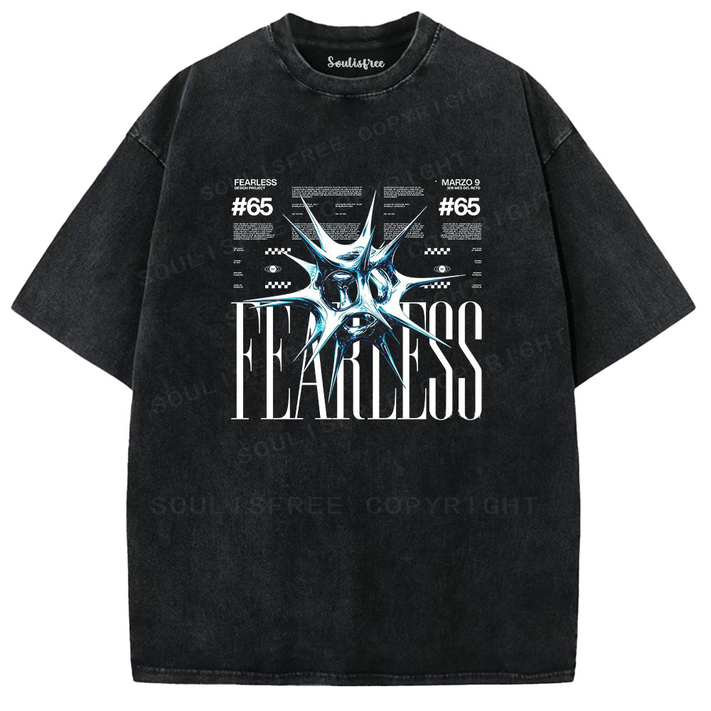 Soulisfree Fearless Design Project Washed Tee