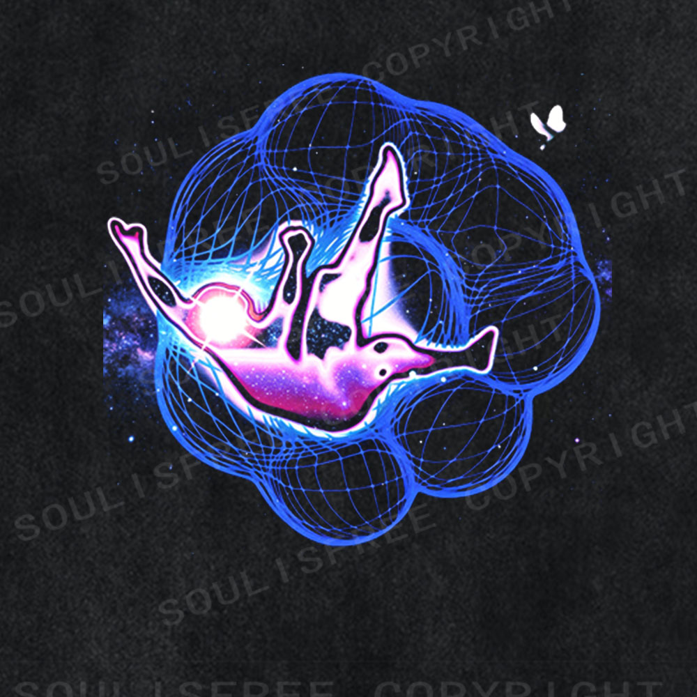 Soulisfree Cosmic Drift Washed Tee