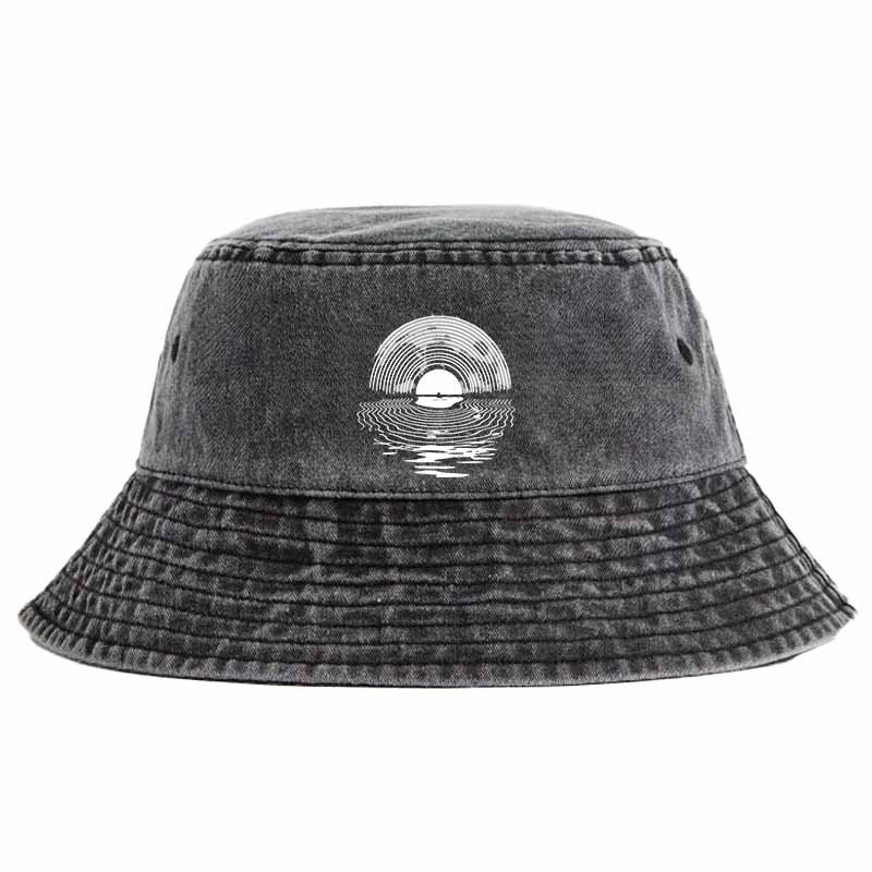 Designed Record Moon Bucket Hat | Soulisfree