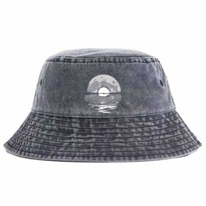 Record Moon Bucket Hat