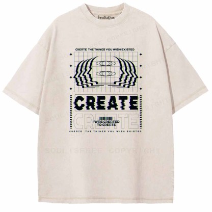 Soulisfree  CRERTE THE THINGS YOU WISH EXISTED Washed Tee