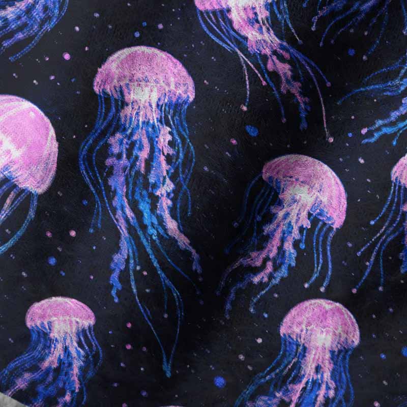 Soulisfree Cosmic Jellyfish Starry Night Fuzzy Beanie