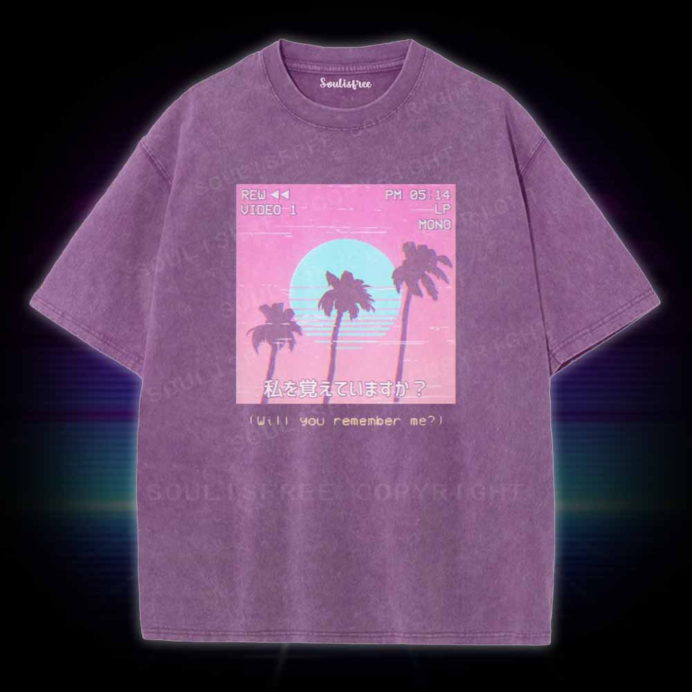 Soulisfree Will you remember me? Washed Tee