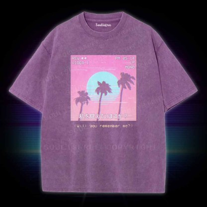 Soulisfree Will you remember me? Washed Tee
