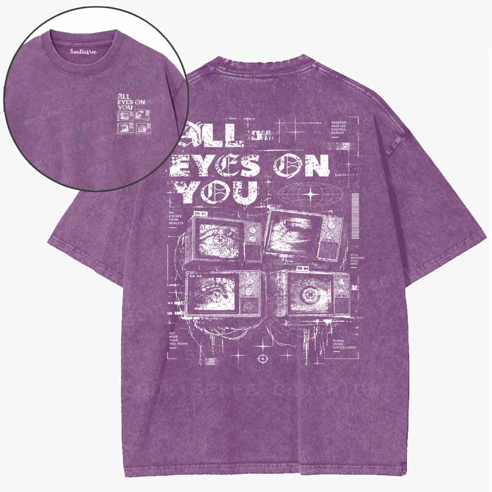 Soulisfree  Eyes Behind The Signal Washed Tee