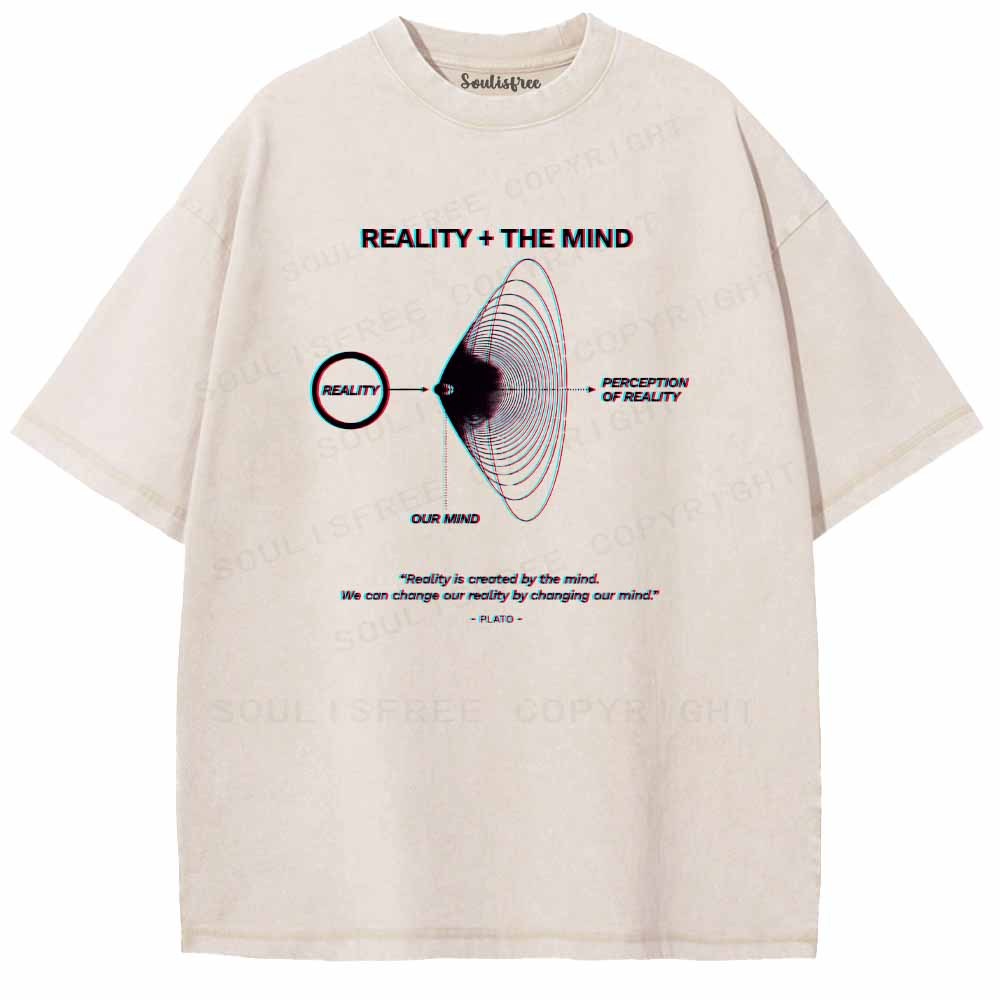 Soulisfree REALITY + THE MIND Washed Tee