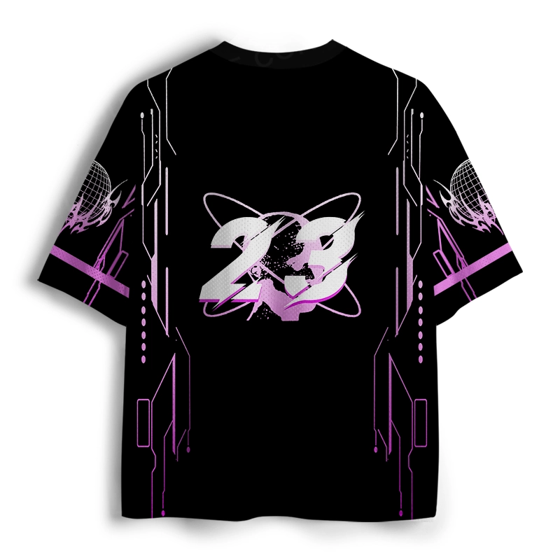 Soulisfree  Neon Grid Fusion Mesh Jersey